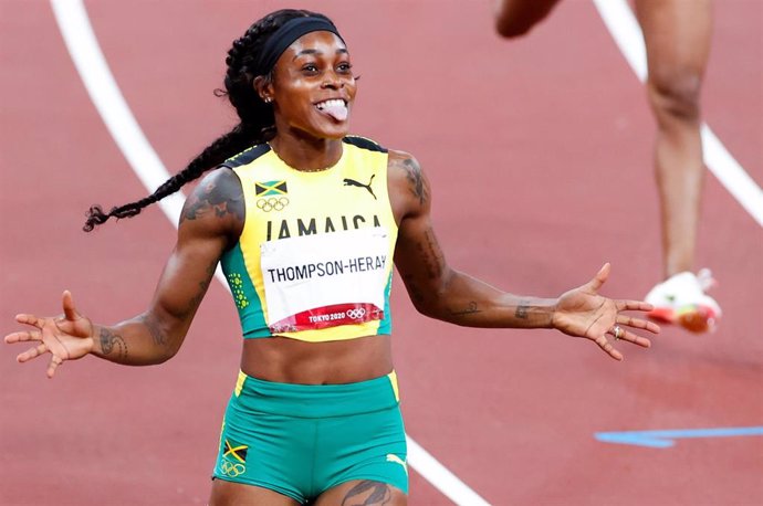 La atleta jamaicana Elaine Thompson-Herah