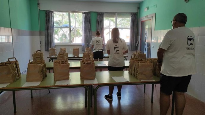 Preparación menús escolares en Paterna (Valencia)