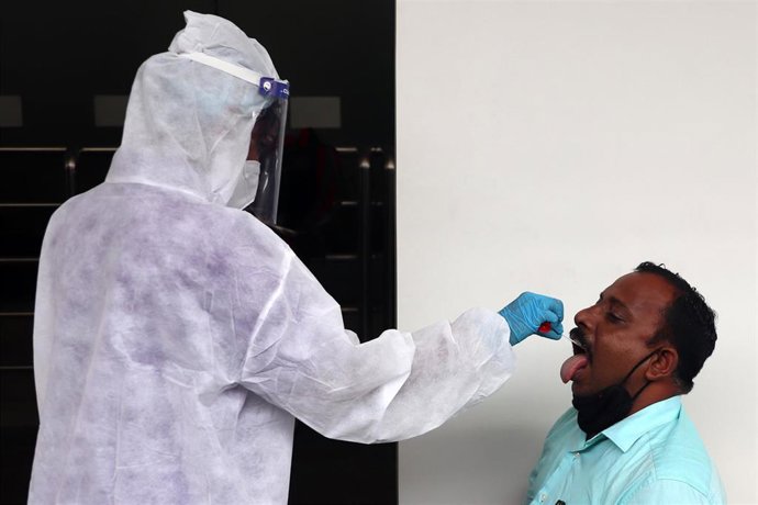 Prueba de coronavirus en India