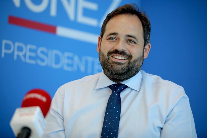 El presidente del PP de Castilla-La Mancha, Paco Núñez, en entrevista con Europa Press