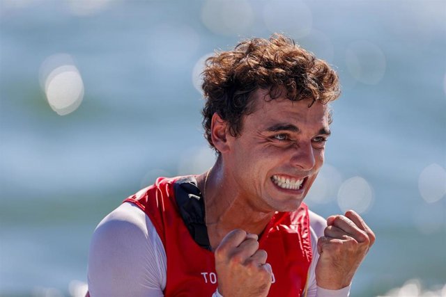 El regatista español Jordi Xammar, medalla de bronce en 470 junto a Nicolás Rodríguez en los Juegos Olímpicos de Tokyo 2020