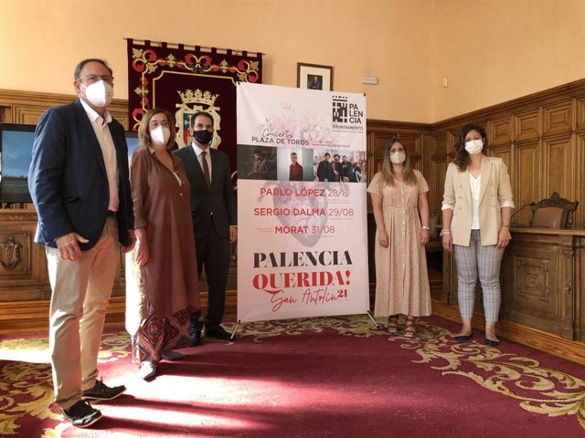 Presentación del cartel musical de las Fiestas de San Antolín de Palencia.