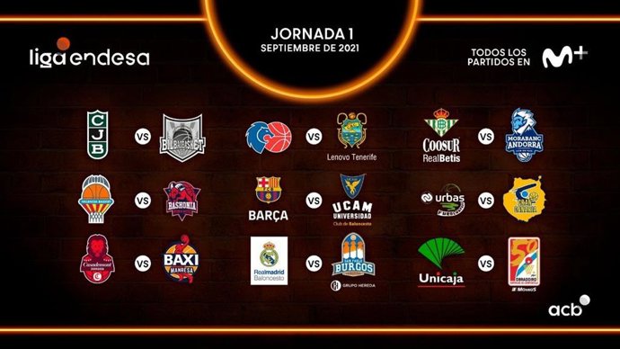 Primera jornada de la Liga Endesa 2021-22