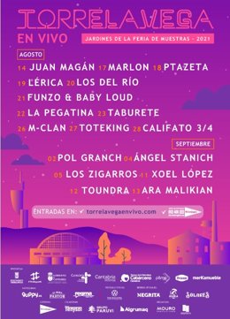 Archivo - Cartel de Torrelavega en Vivo