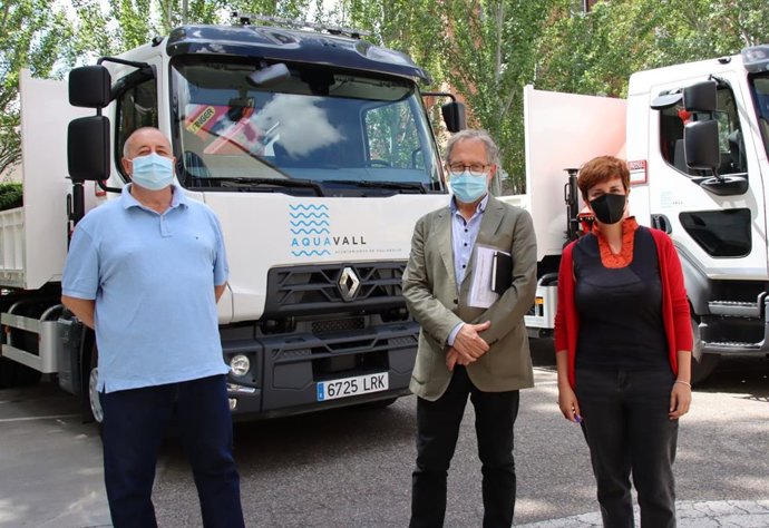 Visita realizada a la ETAP de Las Eras por María Sánchez y Manuel Saravia.
