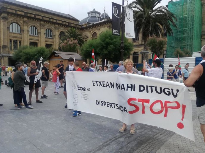 Archivo - Concentración de Etxerat.