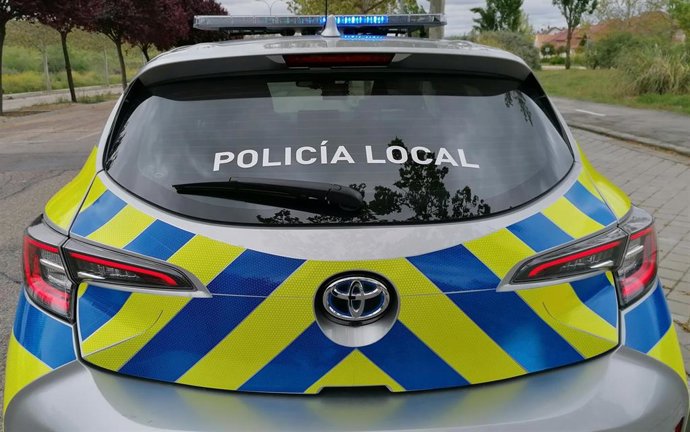 Un coche patrulla de la Policía Local de Rivas-Vaciamadrid