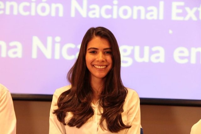 Archivo - La candidata de CxL a la Vicepresidencia de Nicaragua, Berenice Quezada