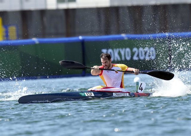 Saúl Craviotto en el K1 200 de los Juegos Olímpicos de Tokio