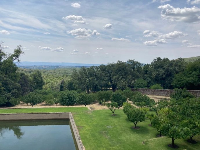 Vistas desde el Monasterio de Yuste, en Cáceres