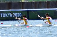 Paco Cubelos e Íñigo Peña concluyen sextos en la final de K2 1000 metros