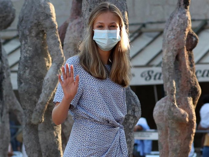 La Princesa Leonor se convirtió en la gran protagonista de la primera aparición de la Familia Real al completo en Mallorca