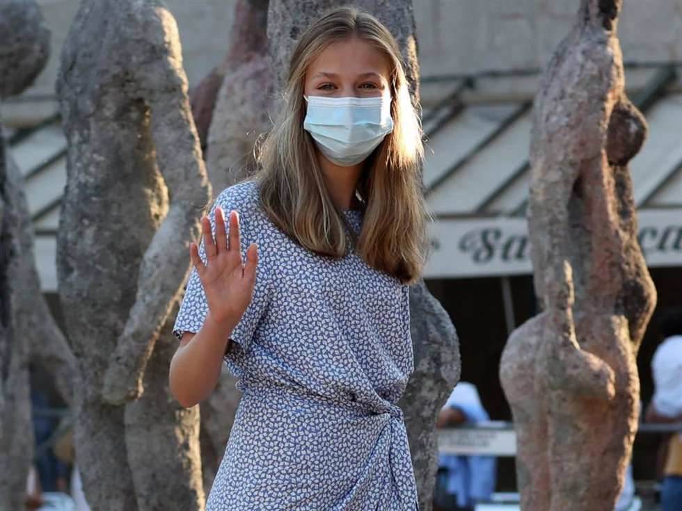 La Princesa Leonor se convirtió en la gran protagonista de la primera aparición de la Familia Real al completo en Mallorca