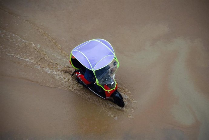 Archivo - Imagen de archivo de las inundaciones en China.