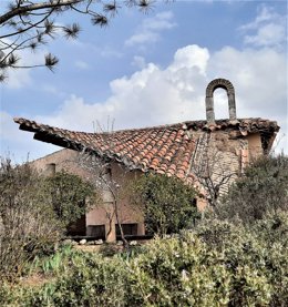 Estado de uno de los templos que se pretende rehabilitar.