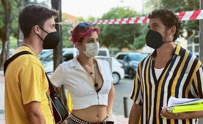 Foto del rodaje de Rainbow