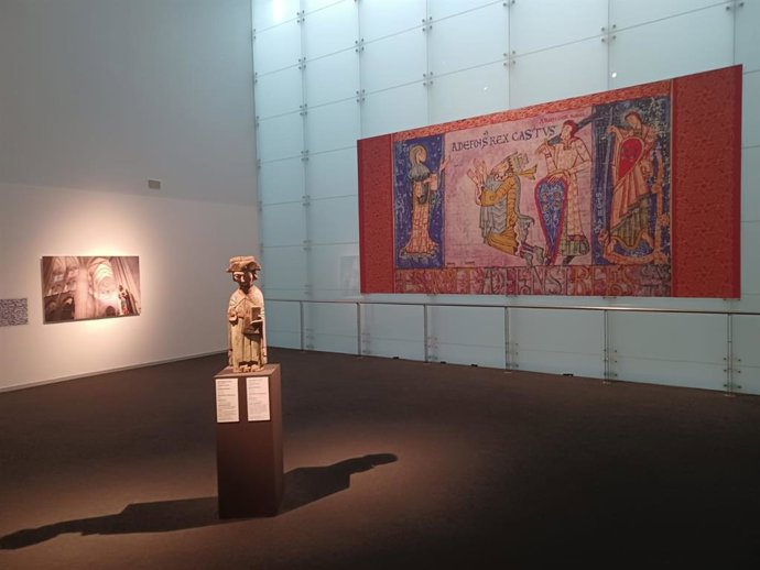 Pabellón del Principado, dedicato a las rutas asturianas del Camino de Santiago, en el marco de la 64 Feria Internacional de Muestras de Asturias, en Gijón