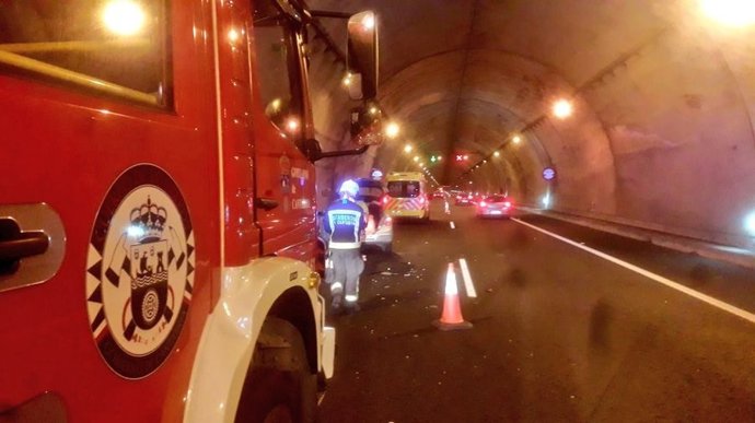 Colisión en el túnel de Gedo
