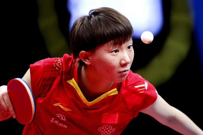 Archivo - Wang Manyu en acción