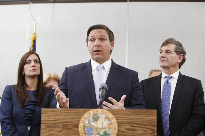Archivo - El gobernador de Florida, Ron DeSantis.