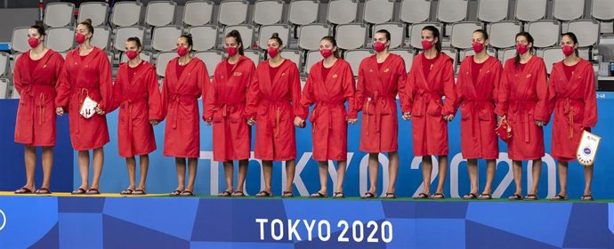Selección española femenina de waterpolo en Tokio