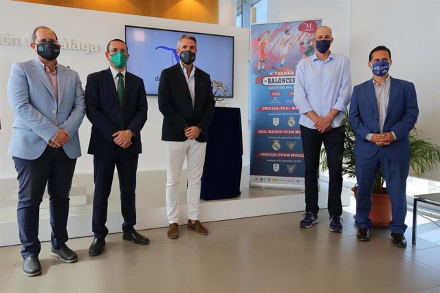 Presentación del X Torneo de Baloncesto Costa del Sol, organizado por la Diputación Provincial de Málaga