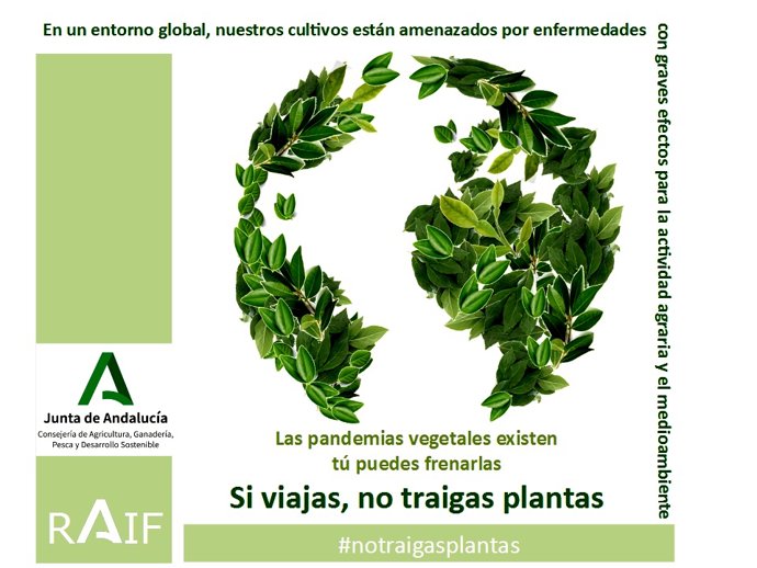 Campaña de la Junta de Andalucía para la prevención de plagas en el campo.
