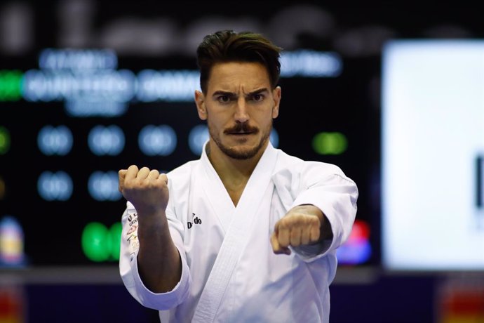Archivo - Damian Quintero in action during the Spanish Championship of Karate celebrated at Europa Pavilion on January 18, 2020 in Leganes, Spain.