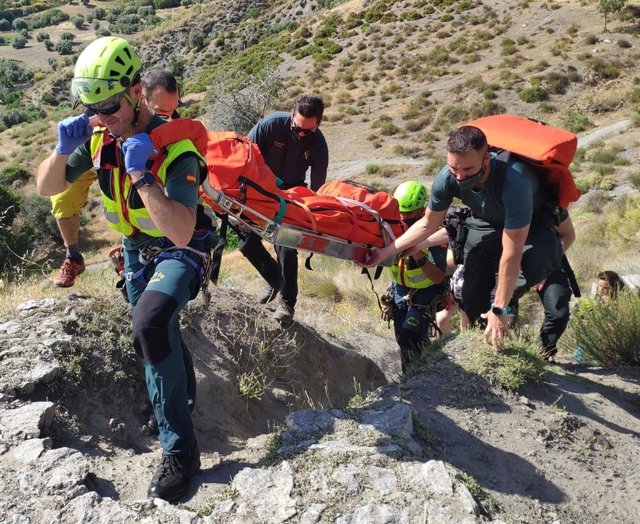 Rescate de la Guardia Civil en Saleres