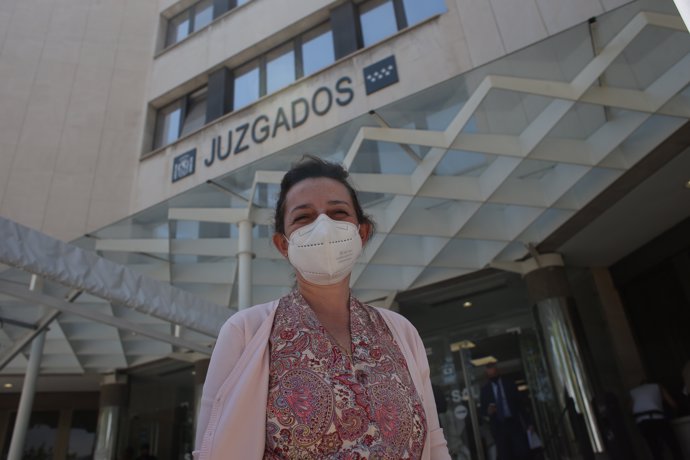 La vicesecretaria Nacional Jurídica (VCSNJ), Marta Castro, acude a los juzgados de Plaza de Castilla para declarar por el caso Neurona, a 21 de mayo de 2021, en Madrid (España)
