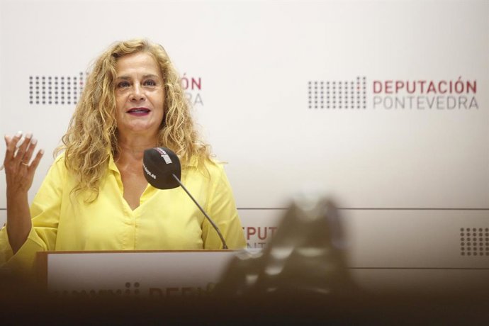 La presidenta de la Diputación de Pontevedra, Carmela Silva.