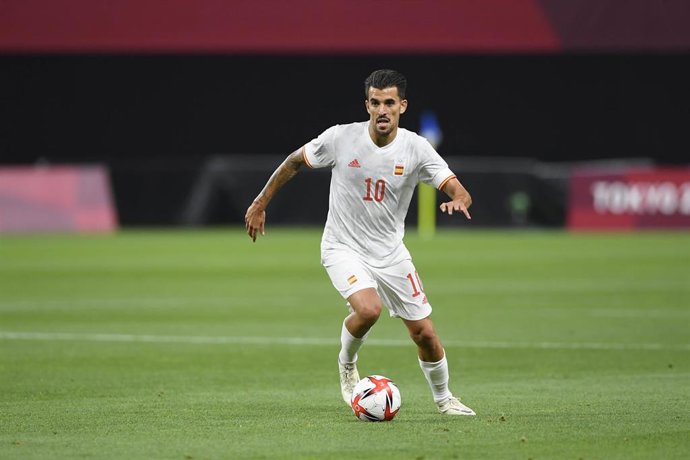 Dani Ceballos con la selección española en los Juegos Olímpicos de Tokio