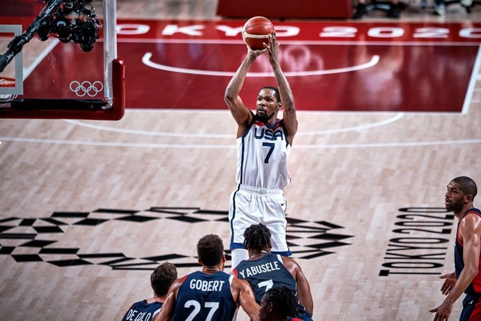 Durant en la final olímpica