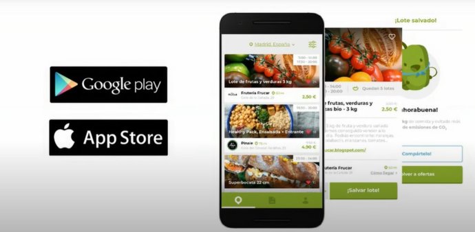 Plataforma 'Encantado de comerte' contra el desperdicio alimentario.