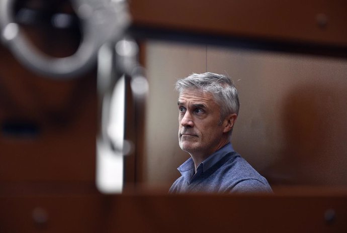 Archivo - February 16, 2019 - Moscow, Russia: Founder of the Baring Vostok investment fund Michael Calvey, charged with large scale fraud, arrives before his hearing at the Basmanny district court. The veteran U.S. investment fund manager has been detai