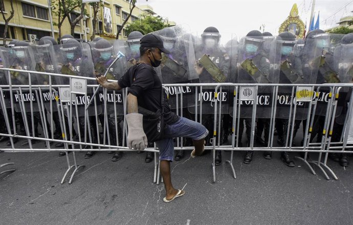 Protesta contra el Govern a Bangkok 