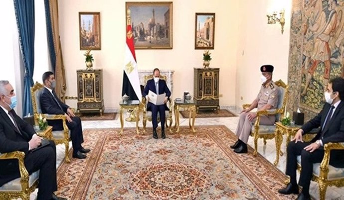 Reunión entre mandatarios de Egipto e Irak