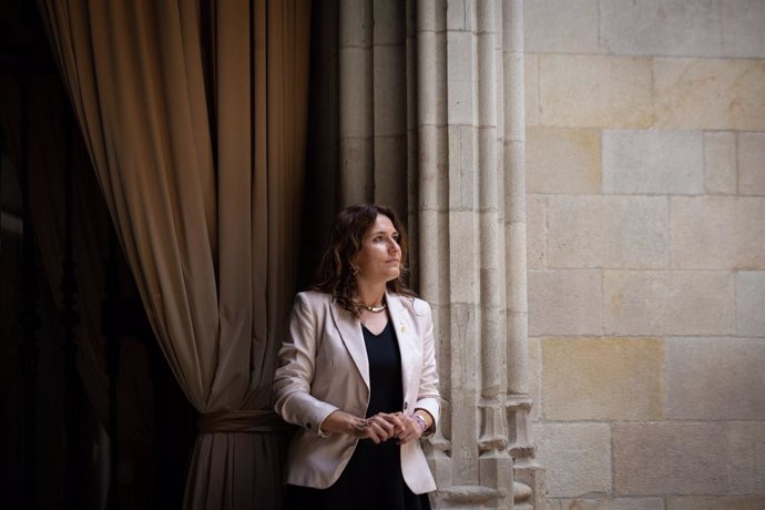 La consellera de Presidncia, Laura Vilagr, en una entrevista d'Europa Press.