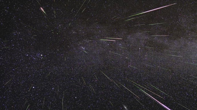 Lluvia de estrellas de las perseidas