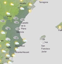 Predicción meteorológica en la Comunitat Valenciana