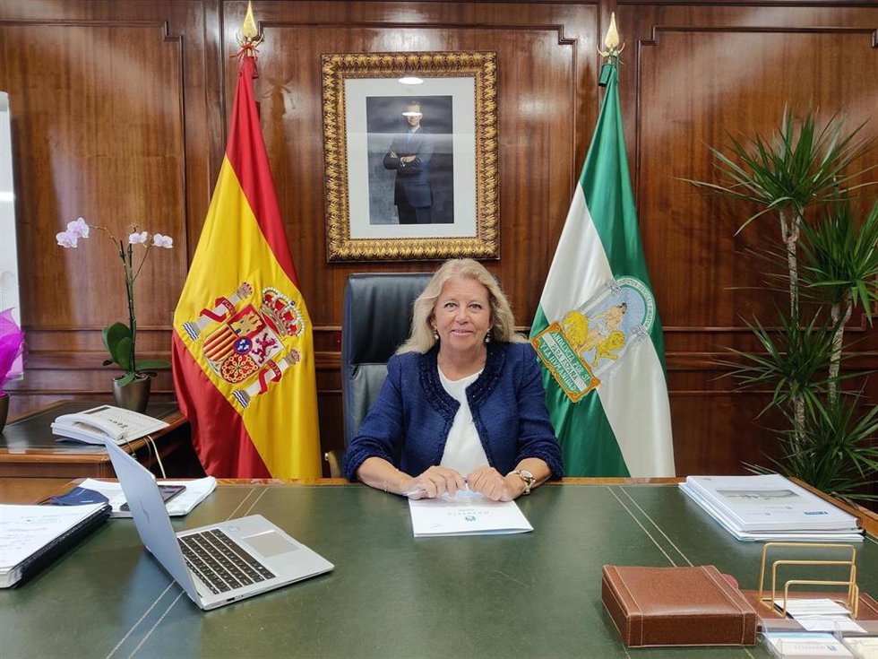 La alcaldesa de Marbella, Ángeles Muñoz