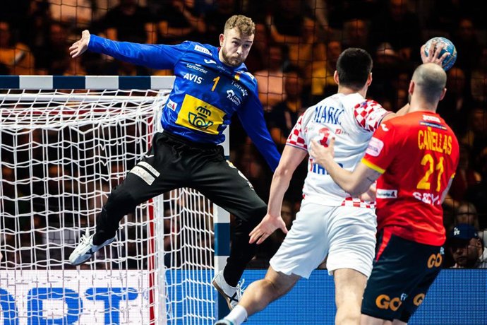 Archivo - Foto de archivo del portero toledano de la selección de balonmano masculina, Gonzalo Pérez de Vargas