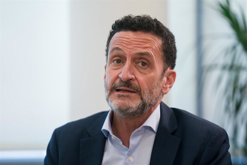 El vicesecretario general y portavoz nacional de Ciudadanos, Edmundo Bal, durante una entrevista para Europa Press en la sede de la agencia, a 5 de agosto de 2021, en Madrid (España).