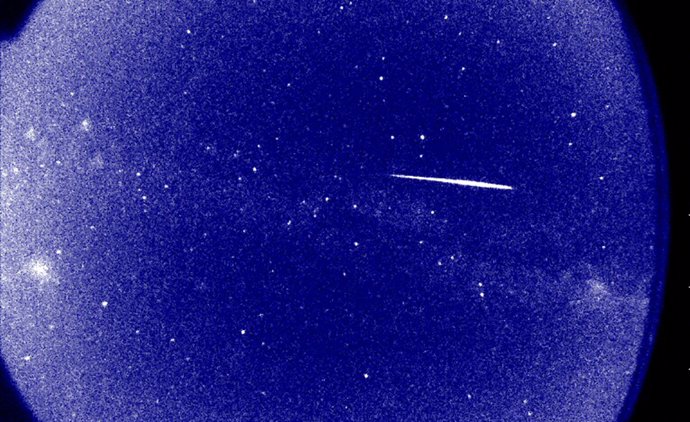 Imagen de un meteoro recogida por una de las cámaras
