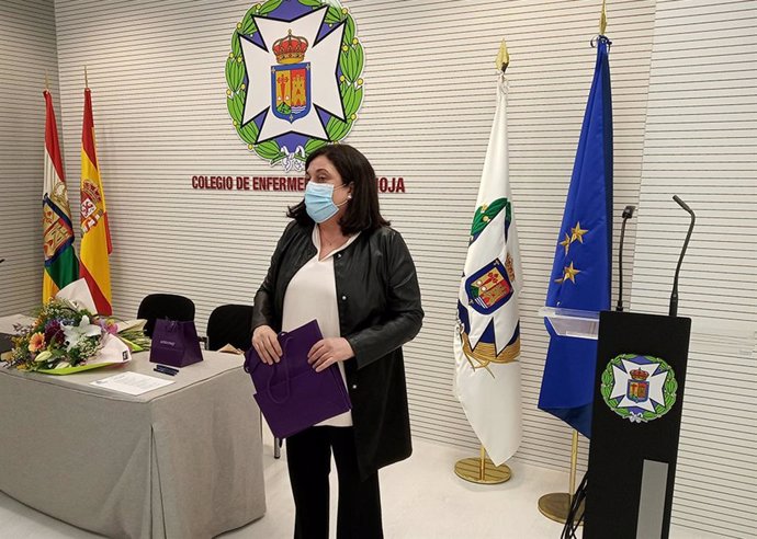 Archivo - La presidenta del Colegio de Enfermería de La Rioja, Elisa Elías