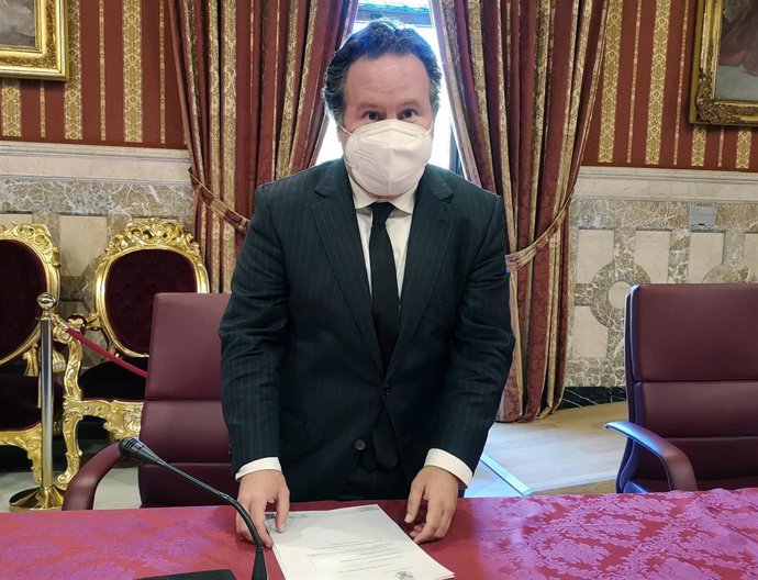 Archivo - El concejal de Ciudadanos (Cs) en el Ayuntamiento de Sevilla, Lorenzo López Aparicio.