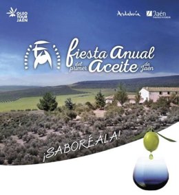 Archivo - Cartel de la Fiesta Anual del Primer Aceite.