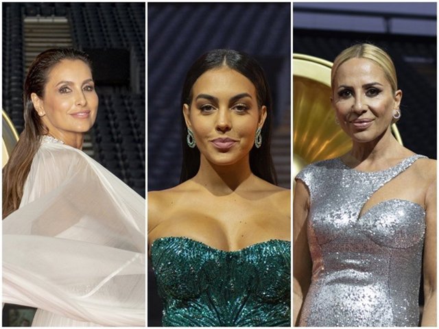 Paloma Cuevas, Giorgina Rodríguez y Marta Sánchez en un fotomontaje realizado por Europa Press.