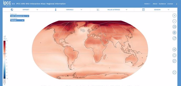 Archivo - Imagen del sexto Informe del IPCC