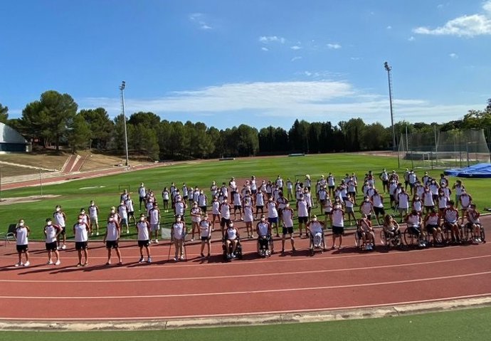 Deportistas paralímpicos en el Centro de Alto Rendimiento (CAR) de Sant Cugat